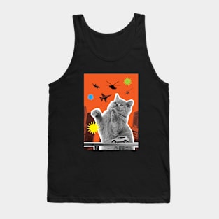 KATZILLAZ - 02 - AIR BATTLE - FELINE KAIJU - MONSTER CAT !!! Tank Top